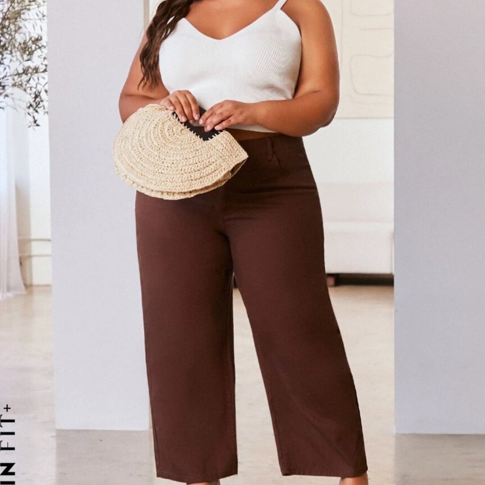AS. Chocolate Wide Leg Jean